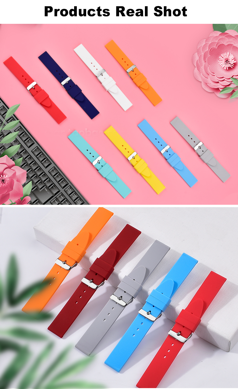 bracelets de montre en silicone