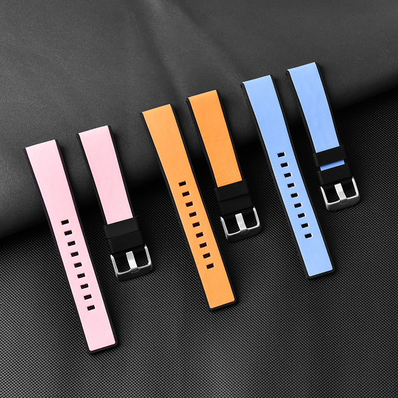 bracelets de montre en caoutchouc de silicone et en cuir à vendre