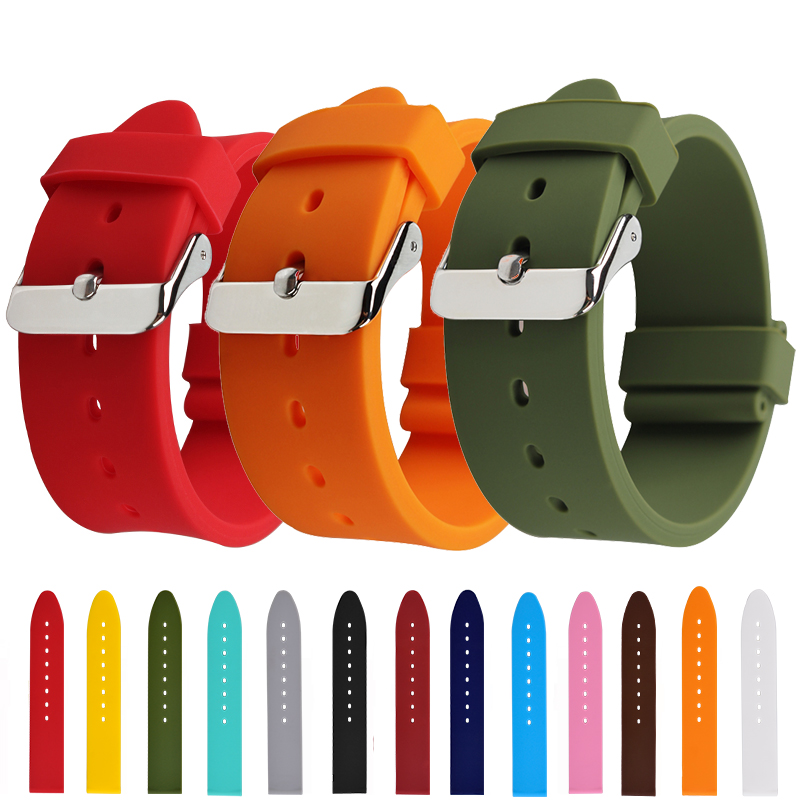 silicone watch strap