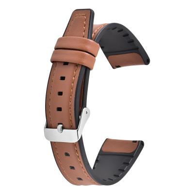 Quick Release Luxury Leather Watch Strap