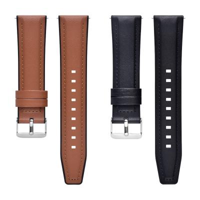 Quick Release Luxury Leather Watch Strap